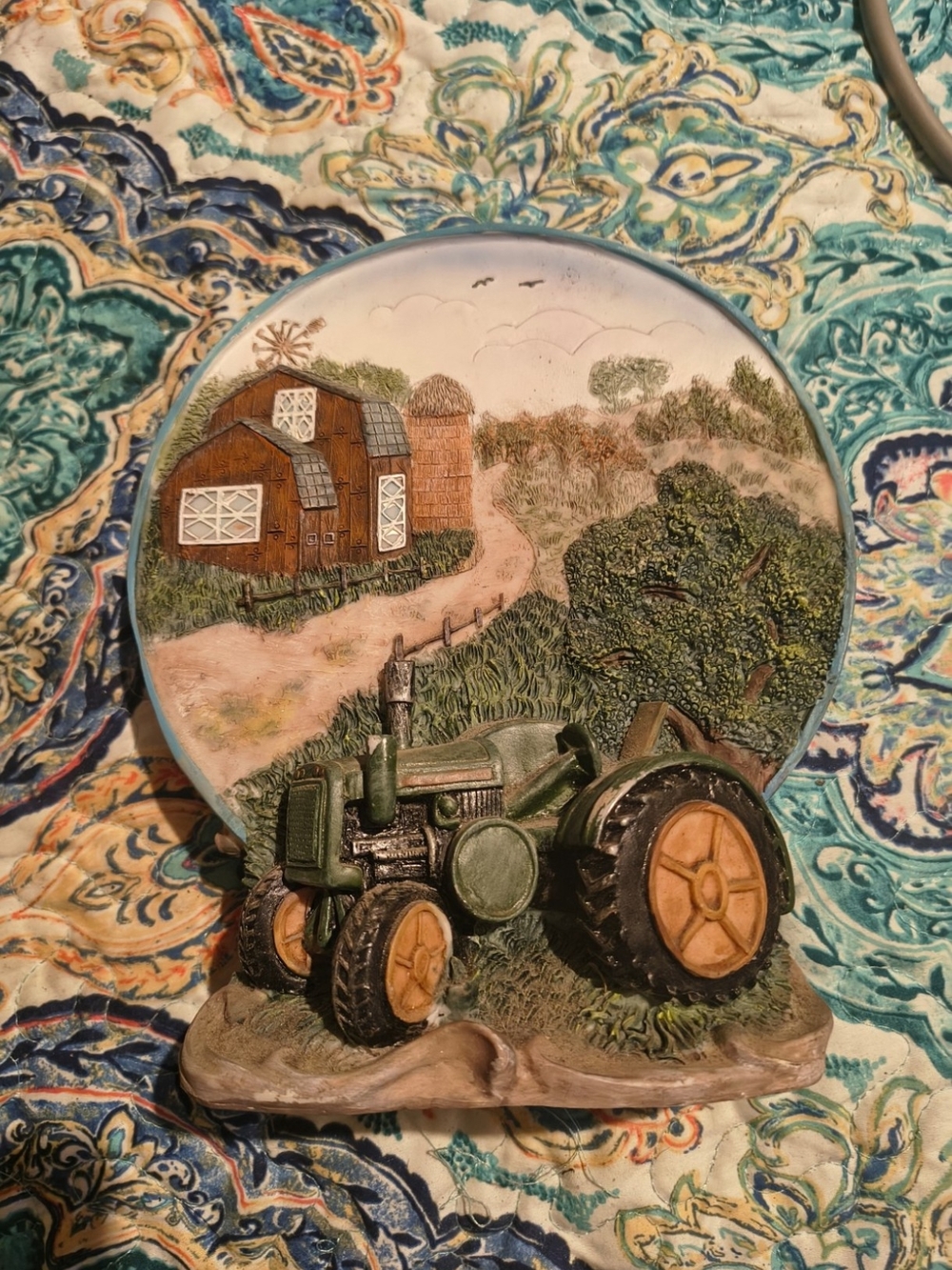 John Deere Vintage Night Ligh Memorabilia Collectible For Parts Not Working Disp